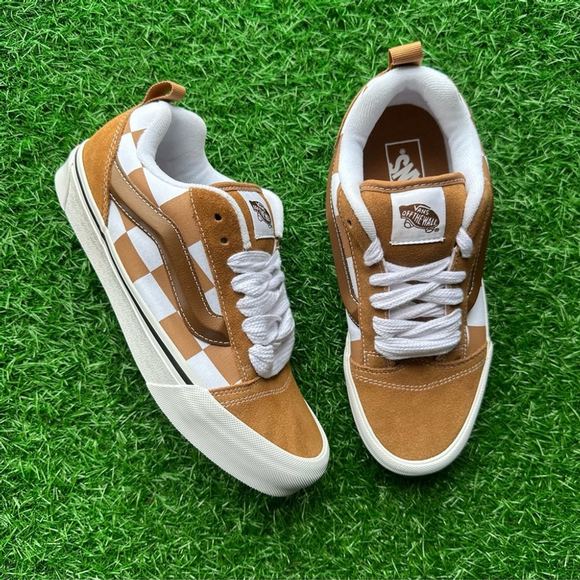 Vans Knu Skool Mega Check Brown - Picture 9 of 10